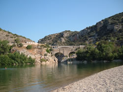 Pont du Diable on the Herault river